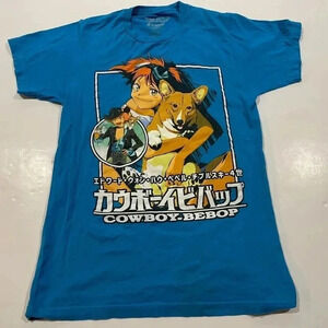 *Final Price* Anime Cowboy Bebop Funimation Small Logo Cartoon Tee Rare NWOT